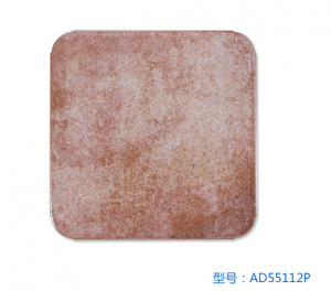 仿古砖 欧式客厅圆角砖 地板砖 卧室厨房地砖 送角花500x500mm