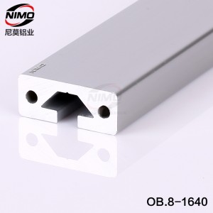 做门工业铝型材木工铝型材靠山铝合金导轨滑道移门铝合金轨道1640